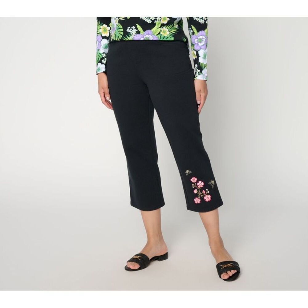 Quacker Factory Women's Pants Sz 2XS (XXS) Make Your Selection: Black A721055